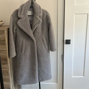 Abercrombie and fitch teddy long coat